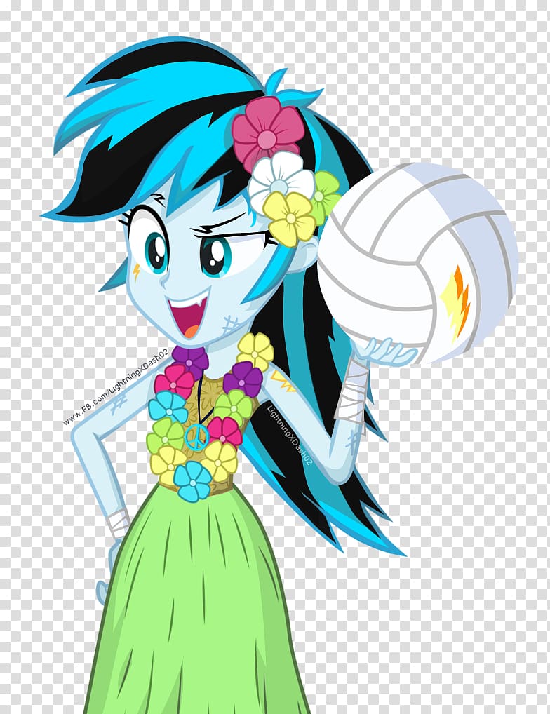 Rainbow Dash Pony Applejack Twilight Sparkle Pinkie Pie, Hula Girl transparent background PNG clipart