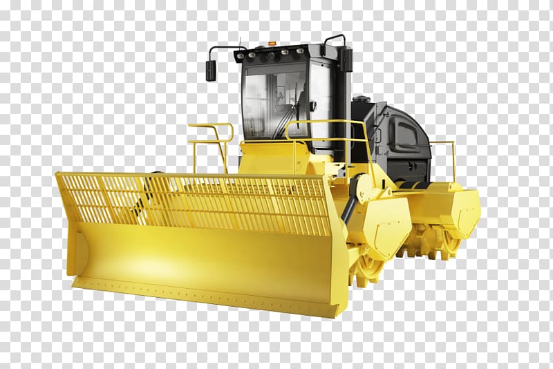 Compactor Landfill Waste Machine Road roller, others transparent background PNG clipart