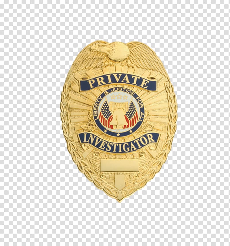 Badge Private investigator Detective Police officer Criminal investigation, others transparent background PNG clipart