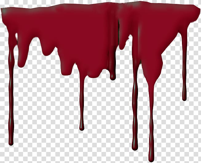 red dripping paint , Blood Wound , Blood Dripping transparent background PNG clipart