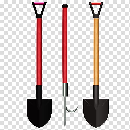 Shovel Spade Tool, Cartoon shovel transparent background PNG clipart