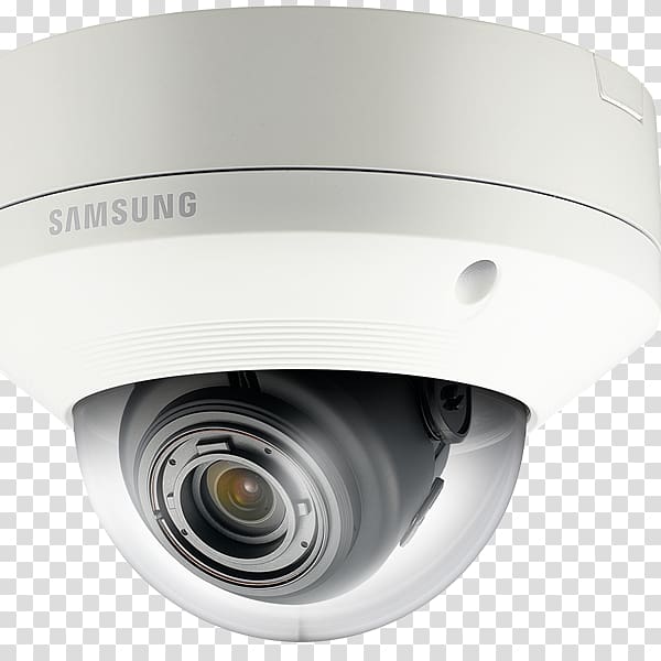 Hanwha Techwin Samsung Techwin IPOLIS SNV-7084N IP camera Hanwha Aerospace, Camera transparent background PNG clipart