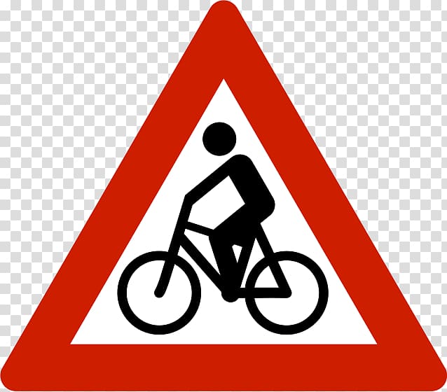 Traffic sign Cycling Bicycle Road, cycling transparent background PNG clipart