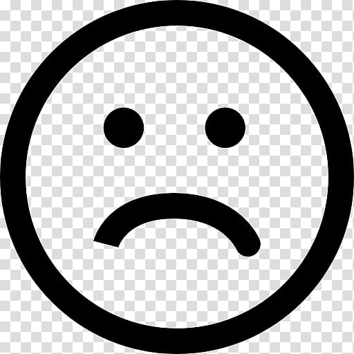 Computer Icons Smiley Sadness Emoticon , sad transparent background PNG clipart