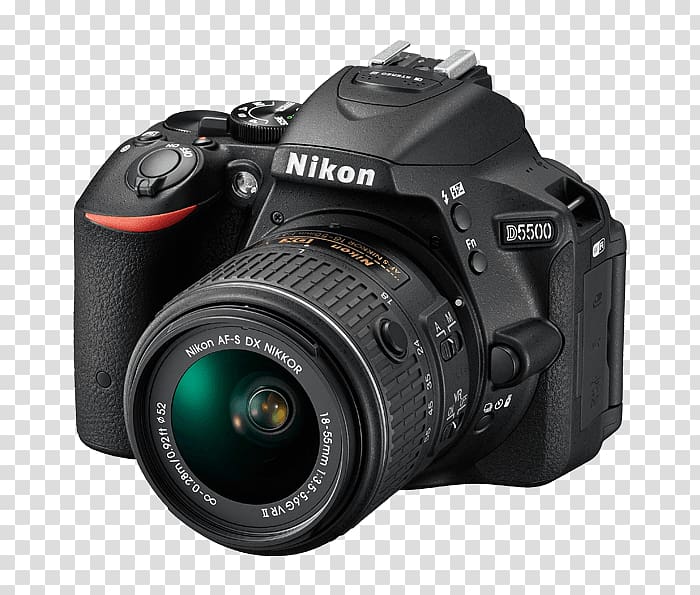 Nikon D5600 Nikon D5500 Digital SLR Nikon DX format, Camera nikon transparent background PNG clipart