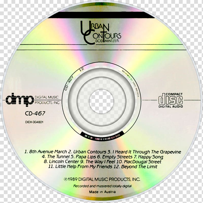 Compact disc Urban Contours Green Product design, Urban Music transparent background PNG clipart