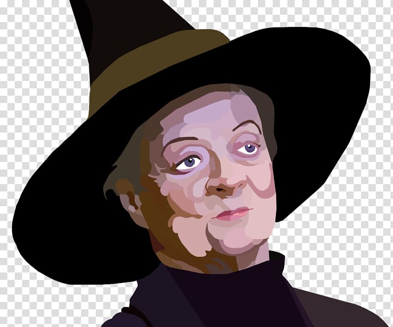 Professor Minerva McGonagall Harry Potter and the Philosopher\'s Stone Draco Malfoy Ron Weasley, watercolor woman like transparent background PNG clipart