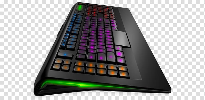 Computer keyboard Laptop Computer mouse SteelSeries Apex 150 USB Membrane Keyboard, Black SteelSeries Apex 350 Gaming Keyboard, Laptop transparent background PNG clipart