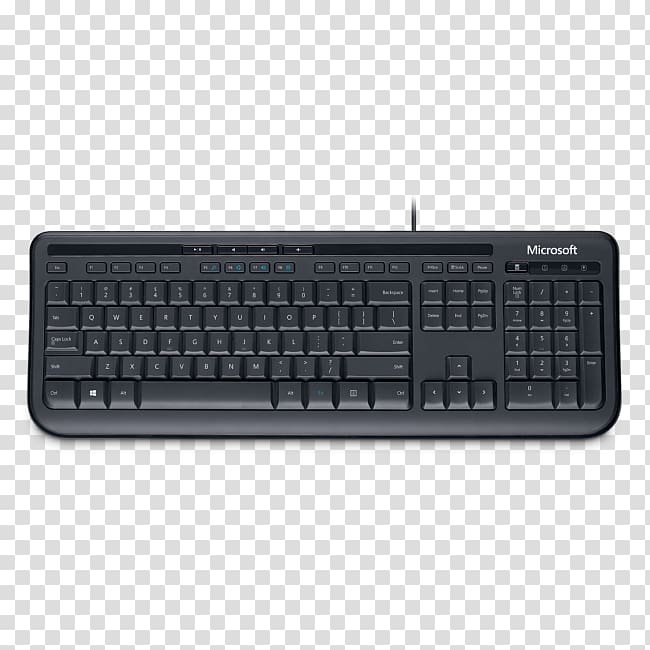 Computer keyboard Computer mouse Microsoft Keyboard 600 Wireless keyboard, Computer Mouse transparent background PNG clipart