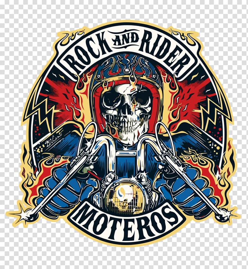 Rock and Rider Moteros logo , Motorcycle club Harley-Davidson Bobber, motorcycle transparent background PNG clipart