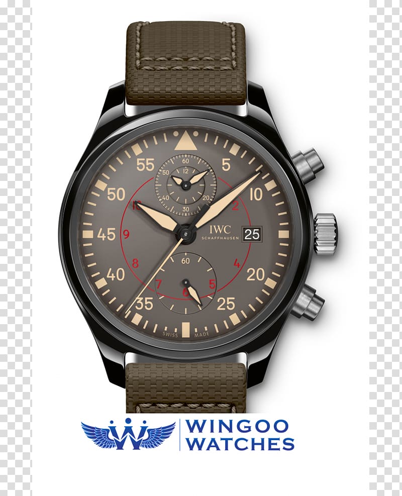 Schaffhausen International Watch Company Chronograph Miramar Automatic watch, watch transparent background PNG clipart