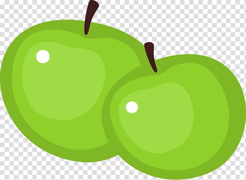Granny Smith Apple , Two green apple transparent background PNG clipart