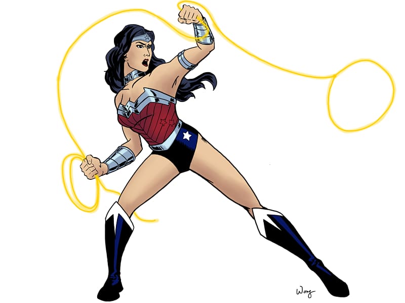 Diana Prince Drawing Female Cartoon, Wonder Woman transparent background PNG clipart