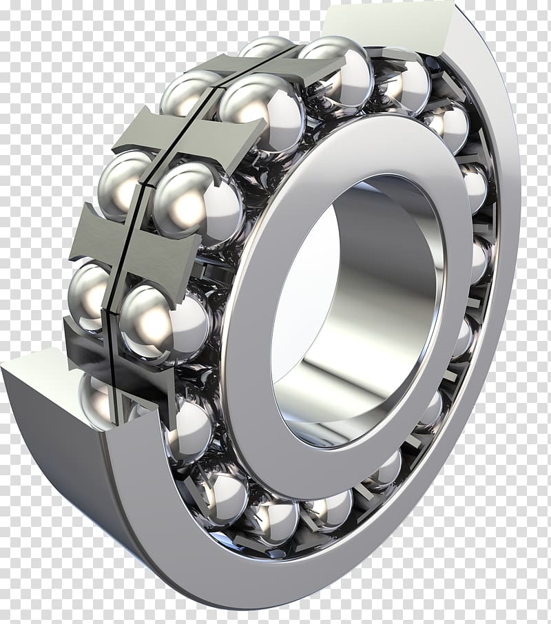 Ball bearing Rolling-element bearing Steel, load-bearing member transparent background PNG clipart