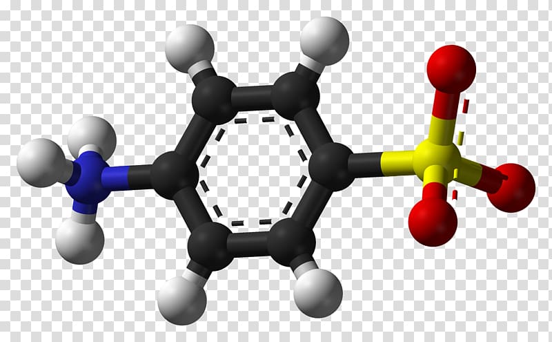 Molecule Ball-and-stick model Hydroquinone Aromaticity Chemistry, Sulfanilic Acid transparent background PNG clipart