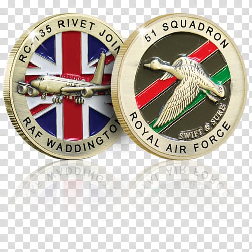 Challenge coin Badge Military Royal Air Force, Coin transparent background PNG clipart