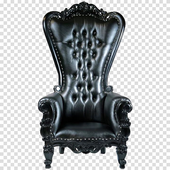 Chair Furniture Blackcraft Cult Couch Bench, goth transparent background PNG clipart