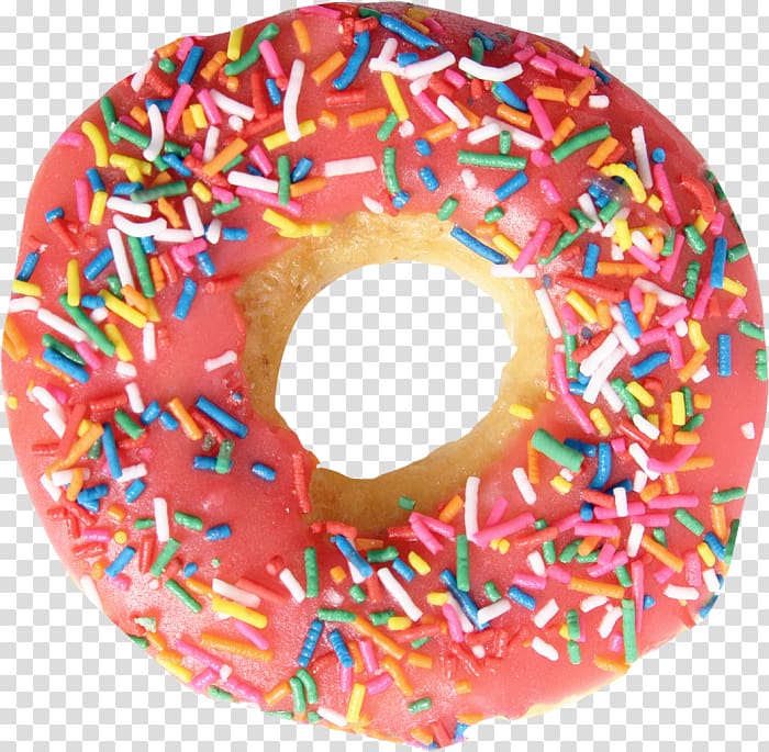 pink doughnut, Doughnut Ice cream Icon, Donut transparent background PNG clipart