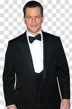 Mark Wahlberg, Matt Damon Tuxedo transparent background PNG clipart