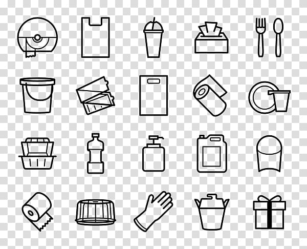 Paper Computer Icons Black & White Horeca, design transparent background PNG clipart