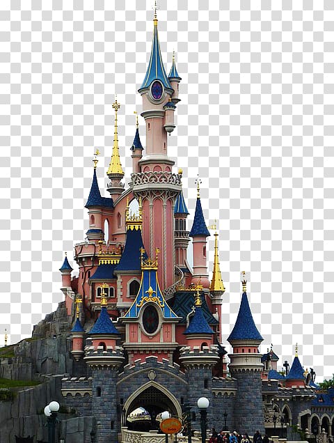 Pink and gray castle illustration, Disneyland Paris Sleeping Beauty Castle  Magic Kingdom Walt Disney Studios Park, disney, amusement Park, castle,  resort png