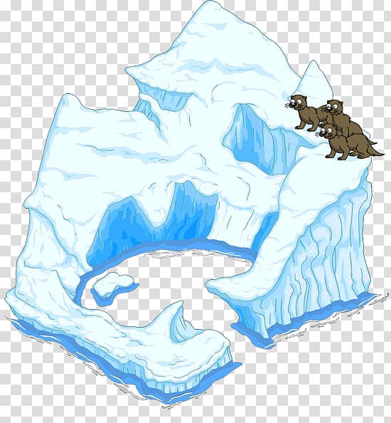 The Simpsons: Tapped Out The Icebergs Mr. Burns Animation, iceberg transparent background PNG clipart