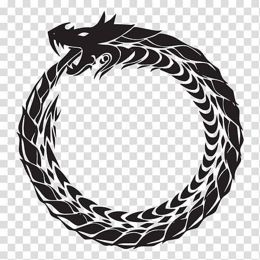 Ouroboros Symbol Serpent Dragon Television show, Ouroboros transparent background PNG clipart