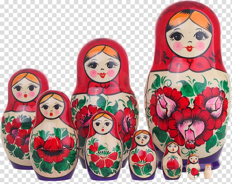 Matryoshka doll Tsvet Natsii Russia Souvenir, doll transparent background PNG clipart