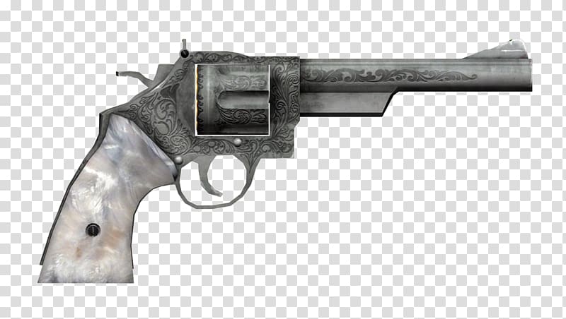 Fallout: New Vegas Fallout 3 .44 Magnum Revolver Firearm, weapon transparent background PNG clipart