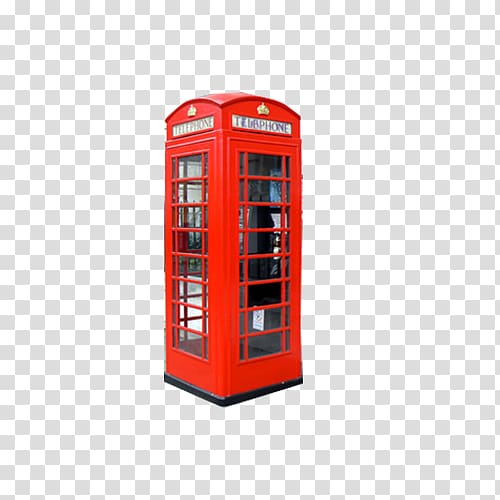 Walton-on-Thames Telephone booth Red telephone box, Red bus booth transparent background PNG clipart