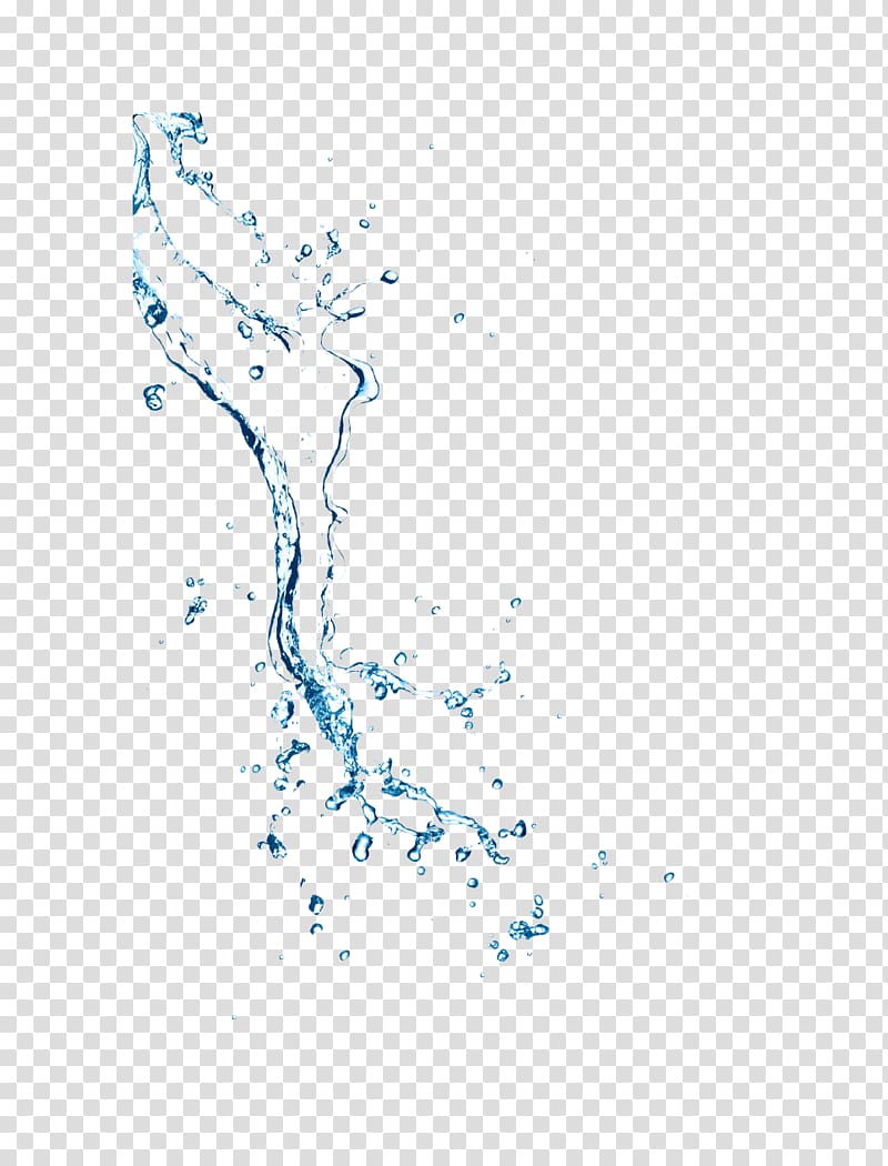 Splashing water flow, water splash transparent background PNG clipart