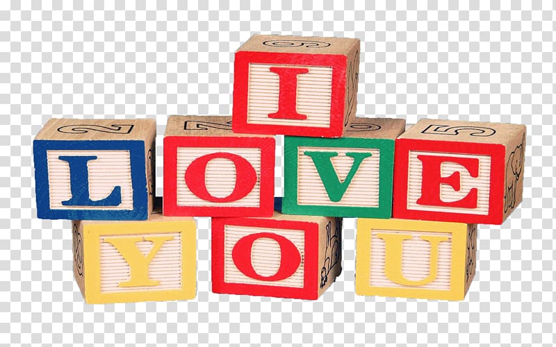 Love Romance Computer , I love you cube transparent background PNG clipart