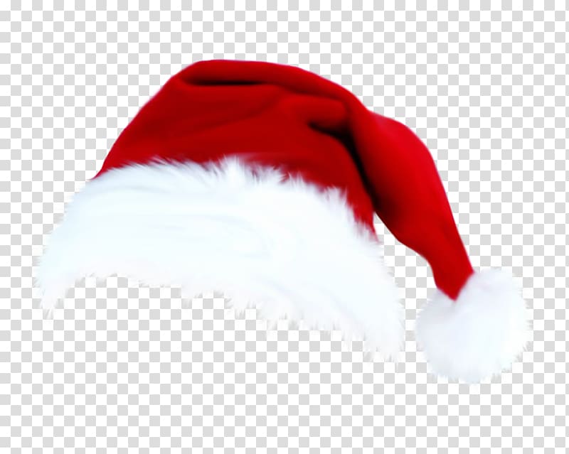 Santa Claus hat illustration, Santa Claus Christmas Hat Cap, Christmas hats material Free transparent background PNG clipart