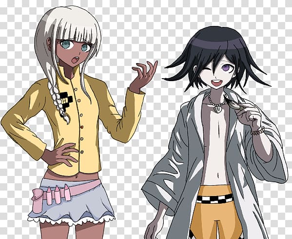 Danganronpa V3: Killing Harmony Anime Sprite Black hair, zuchini transparent background PNG clipart