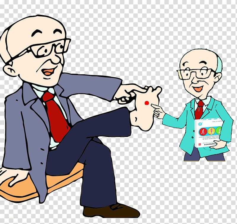 Comics Cartoon , The grandfather of the doctor transparent background PNG clipart