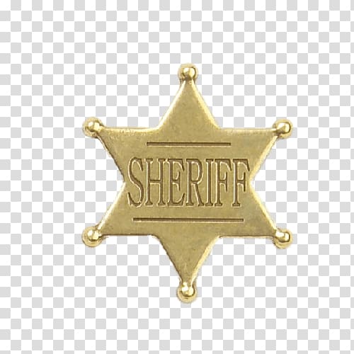 sheriff badge art, Sheriff's Tip Star Badge transparent background PNG clipart