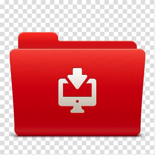red file organizer , brand red font, Folder transparent background PNG clipart