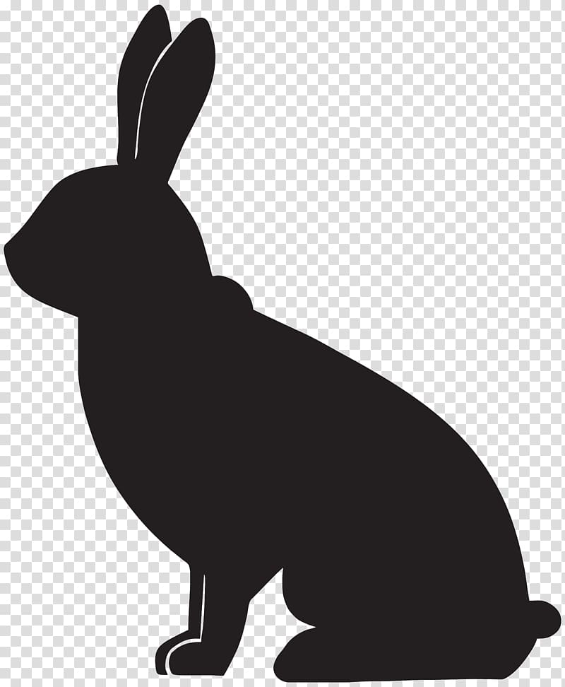 rabbit silhouette, Rabbit Silhouette , Rabbit Silhouette transparent background PNG clipart