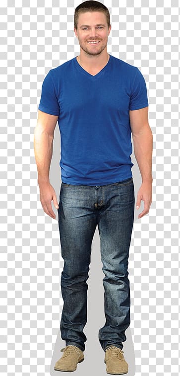 T-shirt Hoodie Denim Clothing Jumpsuit, Stephen Amell transparent background PNG clipart