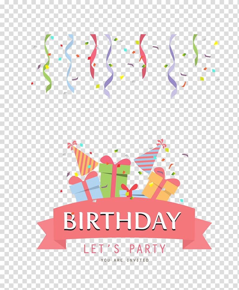 Birthday illustration, Birthday cake Party Christmas, birthday party transparent background PNG clipart