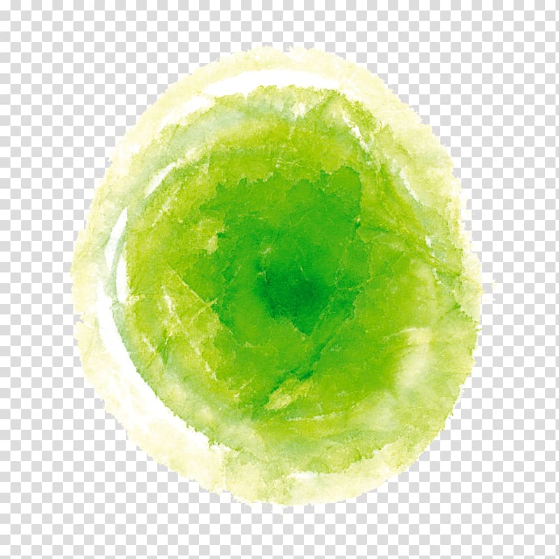 Green Inkstick Advertising, Green ink circle transparent background PNG clipart