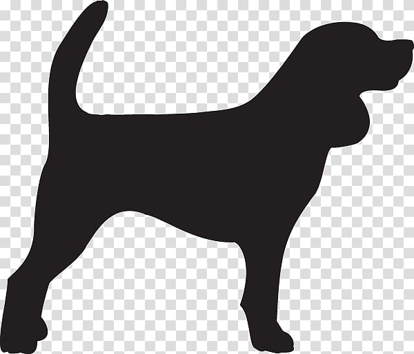 Beagle Sticker German Pinscher Silhouette, Silhouette transparent background PNG clipart