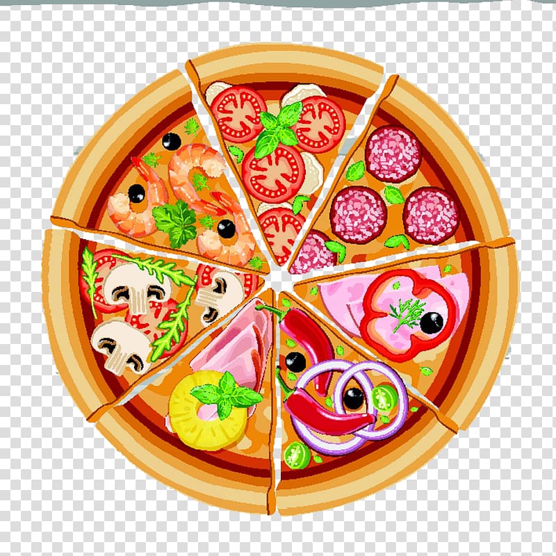 Sausage Hawaiian pizza Pepperoni, Pizza transparent background PNG clipart