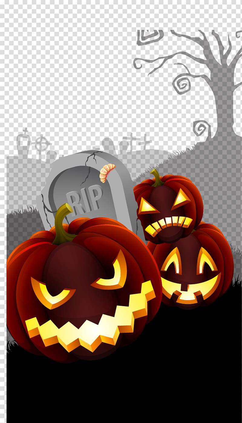Halloween Facebook , Halloween elements transparent background PNG clipart