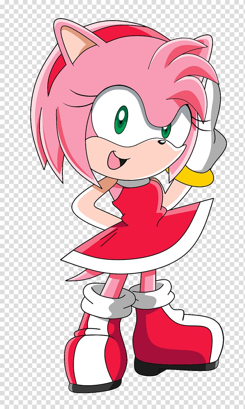 Amy Rose Sonic the Hedgehog Rouge the Bat Sonic Mania Sega, amy rose inflation transparent background PNG clipart