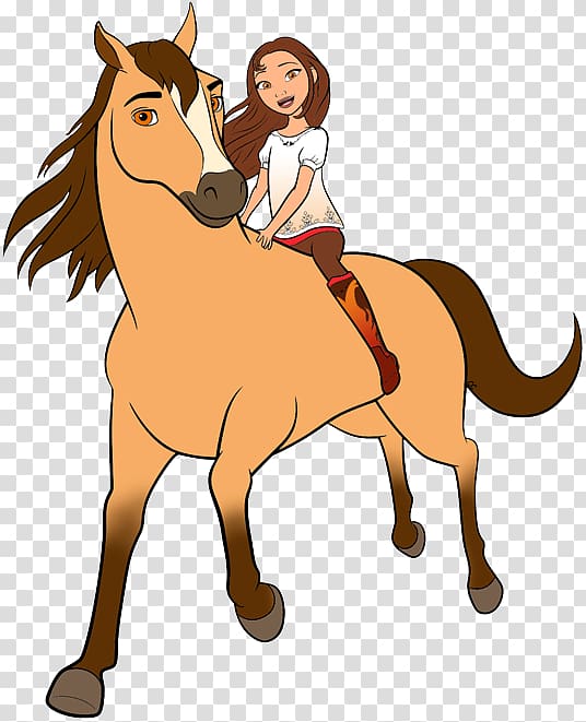 girl riding on horse illustration, YouTube Drawing Horse Stallion , company spirit transparent background PNG clipart