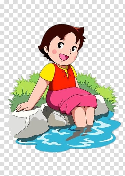 Heidi Drawing Gfycat Dessin animé, Anime transparent background PNG clipart