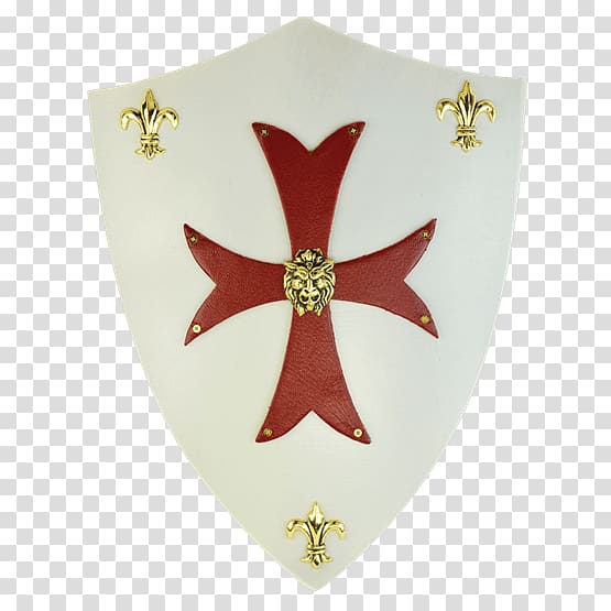 Middle Ages Crusades Knights Templar Shield, knight shield transparent background PNG clipart