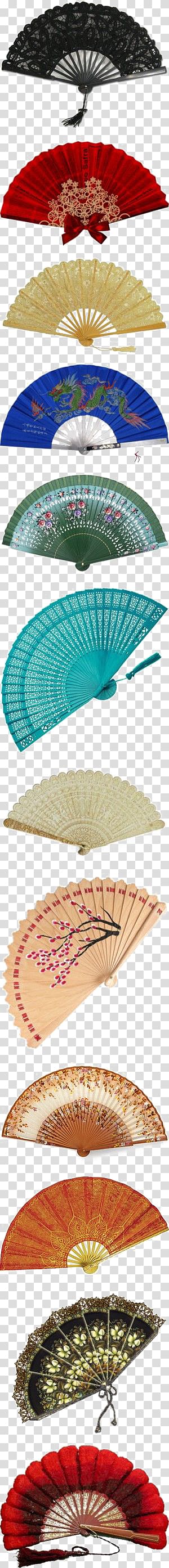 Paper Hand fan Tool Rubber stamp, Chinese folding fan transparent background PNG clipart