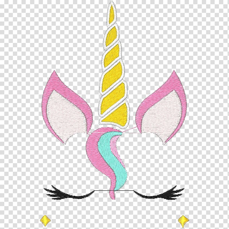 yellow and pink unicorn horn illustration, Unicorn horn , unicornio transparent background PNG clipart